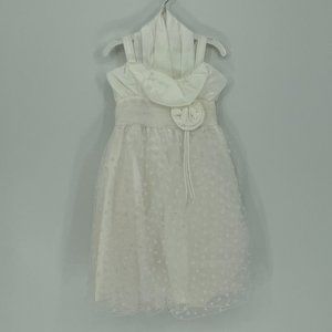 Tip Top Girl's White Formal Dress